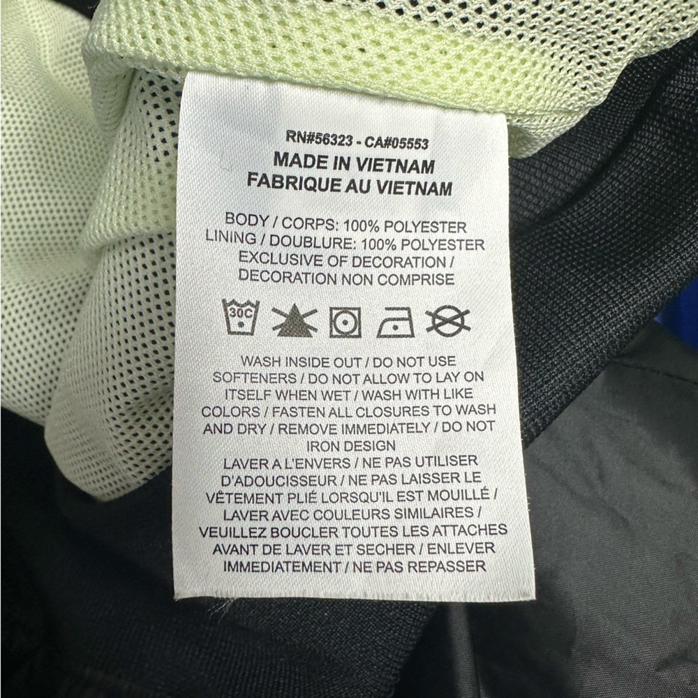 Nike Windrunner Hooded Jacket medium black blue green windbreaker lightweight - Picture 14 of 14